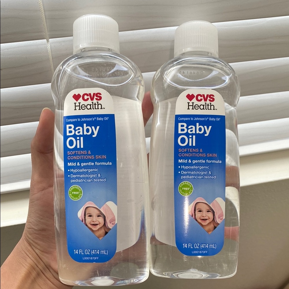 2 pack CVS Baby Oil